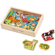 Drevené magnetky Pets Melissa a Doug 20ks Drevené magnetky Pets Melissa a Doug 20ks