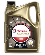 TOTAL QUARTZ olej 15W40 5l 5000 SL/CF / A3/B3