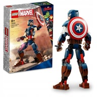 LEGO BRICKS Marvel zostaviteľná figúrka kapitána Ameriky 76258