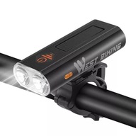 Výkonná 1000 lm LED USB predná cyklistická lampa Výkonná 1000 lm LED USB predná cyklistická lampa