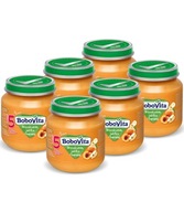 BoboVita SET jablká, banány a broskyne 6x125g BoboVita SET jablká, banány a broskyne 6x125g
