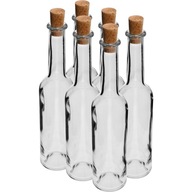 6x ozdobná fľaša 350ml na VÍNNY LIKÉR s korkom 6x ozdobná fľaša 350ml na VÍNNY LIKÉR s korkom