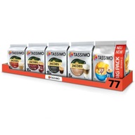Sada XXL kapsúl Tassimo Jacobs, 5 balení, 77 káv Sada XXL kapsúl Tassimo Jacobs, 5 balení, 77 káv
