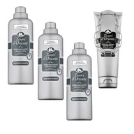 Tesori set Muschio Bianco: 3 x oplachový koncentrát + sprchový gél Tesori set Muschio Bianco: 3 x oplachový koncentrát + sprchový gél