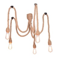 Závesná lampa Spider 5xE27 jutové lano 1m Závesná lampa Spider 5xE27 jutové lano 1m