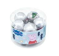 Vianočné čačky 10 kusov Peppa Pig