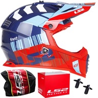 PRILBA CROSS LS2 MX437 FAST EVO ATV XCODE MODRÁ PRILBA CROSS LS2 MX437 FAST EVO ATV XCODE MODRÁ