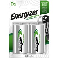 2x batérie ENERGIZER Power Plus D R20 2500mAh