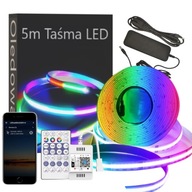 5 m digitálny LED pásik COB RGB Pixel WS2811 Aplikácia Hudobné diaľkové ovládanie Zdroj napájania 5 m digitálny LED pásik COB RGB Pixel WS2811 Aplikácia Hudobné diaľkové ovládanie Zdroj napájania