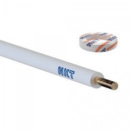 Inštalačný kábel H07V-U (DY) 1,5 biely / 100m /