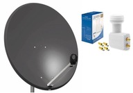 SATELITNÝ ANTÉNNY TELESYSTÉM 80cm DVOJKONVERTOR SATELITNÝ ANTÉNNY TELESYSTÉM 80cm DVOJKONVERTOR