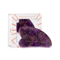 CRYSTALLOVE Amethyst gua sha doska na masáž tváre CRYSTALLOVE Amethyst gua sha doska na masáž tváre