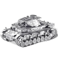 Piececool kovové puzzle 3D model - Tank IV Piececool kovové puzzle 3D model - Tank IV