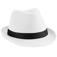 ČIAPKA GANGSTERS FEDORA, BIELA, DÁMSKA, PÁNSKA, S/M