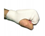 Elastické chrániče rúk Karate chrániče zápästia biele M Elastické chrániče rúk Karate chrániče zápästia biele M