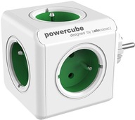 PowerCube Original, 5-zásuvkový rozbočovač, zelený
