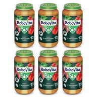 BoboVita Bio Batáty s morkou a paprikou 12 mesiacov 6x250 g KD BoboVita Bio Batáty s morkou a paprikou 12 mesiacov 6x250 g KD