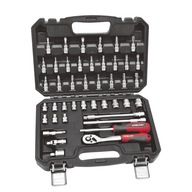 Sada 43-dielnych nástrčných kľúčov 1/4" CR Sada 43-dielnych nástrčných kľúčov 1/4" CR