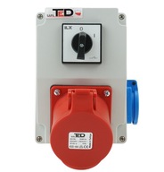 SADA SPÍNAČA COMBOPOL 400V 32A/5P + 250V 16A S 0-1 ISTIČOM SADA SPÍNAČA COMBOPOL 400V 32A/5P + 250V 16A S 0-1 ISTIČOM