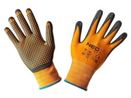 Pracovné rukavice Neo Tools, nylonové s 10 bodkami