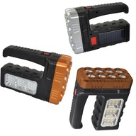 Nabíjateľná solárna baterka 8 LED POWERBANK USB Nabíjateľná solárna baterka 8 LED POWERBANK USB