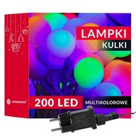 VIANOČNÉ SVIETIDLÁ GUĽA 200LED VONKAJŠIE VNÚTORNÉ MLIEKO VIAC FARBE VIANOČNÉ SVIETIDLÁ GUĽA 200LED VONKAJŠIE VNÚTORNÉ MLIEKO VIAC FARBE