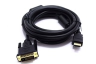 HDMI DVI KÁBEL S VITALCO 24+1 ZLATÝMI 15M FILTRAMI