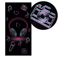 Detská osuška 70x140 Music slúchadlá Detská osuška 70x140 Music slúchadlá