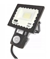 HALOGÉNOVÝ LED 20W MINI SVETLOMET SLIM POHYBOVÝ SENZOR HALOGÉNOVÝ LED 20W MINI SVETLOMET SLIM POHYBOVÝ SENZOR
