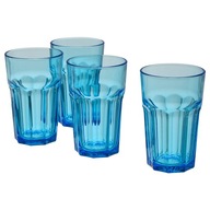 MODRÉ SKLO IKEA POKAL 4ks 350ML IKEA SADA NA STUDENÉ NÁPOJE MODRÉ SKLO IKEA POKAL 4ks 350ML IKEA SADA NA STUDENÉ NÁPOJE