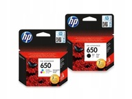 2x atrament HP 650 pre Deskjet 1515 2515 2540 2545 2x atrament HP 650 pre Deskjet 1515 2515 2540 2545
