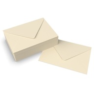 Bledoružové ozdobné pevné obálky 50 ks 133X184 mm