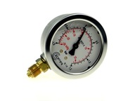 Vákuomer Manometer Glycerín od -1 + 1,5 bar 1/4'' Vákuomer Manometer Glycerín od -1 + 1,5 bar 1/4''
