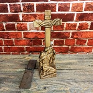 Drevený obraz Basreliéf Svätý kríž 30 cm