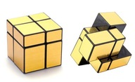 ORIGINÁLNA KOCKA ZRKADLÁ LOGICKÁ KOCKA 2x2 ZLATÁ ORIGINÁLNA KOCKA ZRKADLÁ LOGICKÁ KOCKA 2x2 ZLATÁ