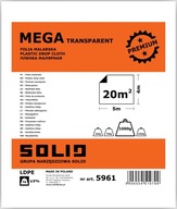 FÓLIA MALIARSKA PEVNÁ MEGA PLACHTA 20M2 1000G FÓLIA MALIARSKA PEVNÁ MEGA PLACHTA 20M2 1000G