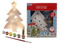 Vianočný stromček pre deti DIY LED REŤAZOVÁ SADA