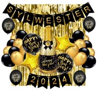 SILVESTROVÉ balónové dekorácie SILVESTERSKÉ dekorácie SILVESTROVÁ sada SILVESTR SILVESTROVÉ balónové dekorácie SILVESTERSKÉ dekorácie SILVESTROVÁ sada SILVESTR