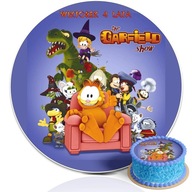 DEKORÁCIA NA CUKROVÚ TORTU Garfield + NAME zadarmo DEKORÁCIA NA CUKROVÚ TORTU Garfield + NAME zadarmo
