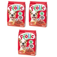 Frolic Mini XS/S suché krmivo pre psov s hovädzím mäsom 3x800g Frolic Mini XS/S suché krmivo pre psov s hovädzím mäsom 3x800g
