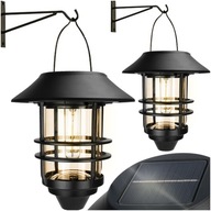 2x SOLÁRNA LAMPA ZÁVISNÁ DO ZÁHRADNEJ KABÍNY, BALKÓNU 2x SOLÁRNA LAMPA ZÁVISNÁ DO ZÁHRADNEJ KABÍNY, BALKÓNU