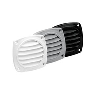 Biela PVC ventilačná mriežka 85x85 mm