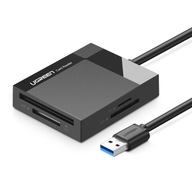 Ugreen USB 3.0 čítačka pamäťových kariet SD/micro SD/CF Ugreen USB 3.0 čítačka pamäťových kariet SD/micro SD/CF