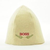 Vlnená čiapka do sauny s výšivkou L-XL unisex BOSS
