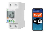 TUYA WiFi merač prúdu elektrickej energie na DIN lištu Smart HOME LCD TUYA WiFi merač prúdu elektrickej energie na DIN lištu Smart HOME LCD