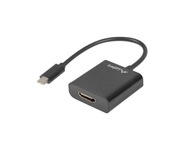 USB CM - HDMI F adaptér 15cm čierny