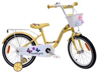 18-palcový bicykel TWINKLE GIRLY Butterflies CREME 18-palcový bicykel TWINKLE GIRLY Butterflies CREME