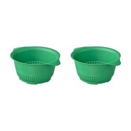 2 ks Cedník UPPFYLLD - svetlozelený 24 cm 2 ks Cedník UPPFYLLD - svetlozelený 24 cm