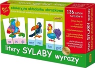 Náučný obrázok Puzzle Hra Písmená Slabiky Slová 4+ Adamigo Náučný obrázok Puzzle Hra Písmená Slabiky Slová 4+ Adamigo