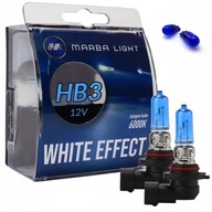 ŽIAROVKY HB3 65W 12V MARBA SVETLO BIELE EFEKT + W5W ŽIAROVKY HB3 65W 12V MARBA SVETLO BIELE EFEKT + W5W
